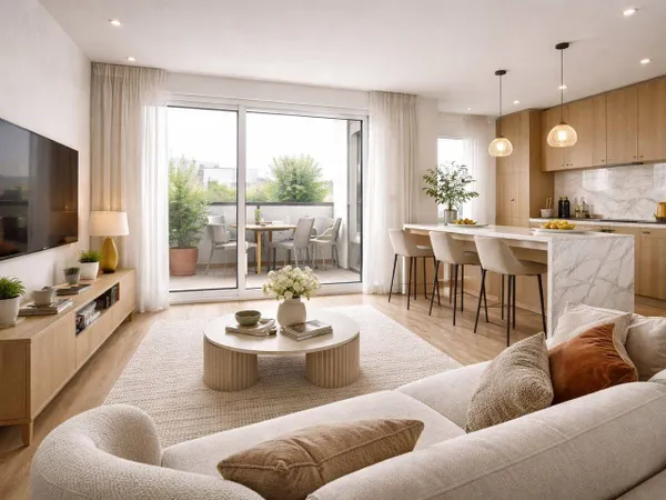 Appartement 3 pièces 66 m² 