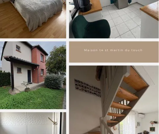 Villa T4 meublée avec petit jardin - Saint-Martin-du-Touch, Toulouse 