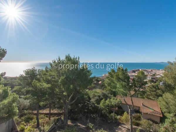 Sète, mont Saint Clair sud, propriété avec vue mer exception 