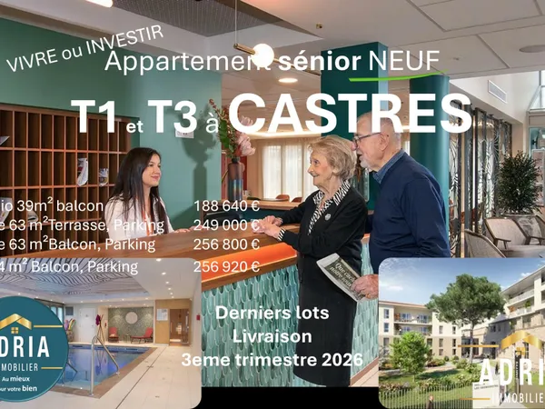 Appartement sénior NEUF 