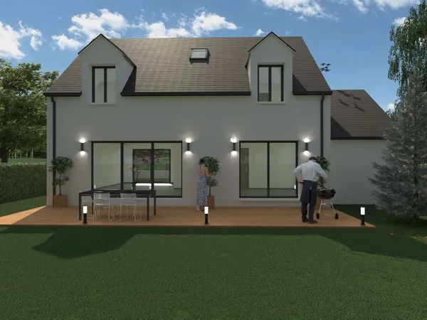 Projet de construction d'une maison de 132 m² avec terrain à JOSSIGNY (77) 