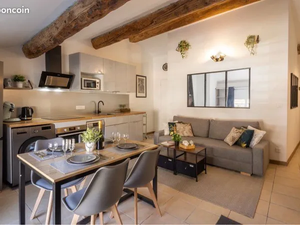 Superbe T2 type loft entièrement rénové 