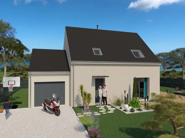 MAISON A BATIR LANGUEUX 86m² 4ch 