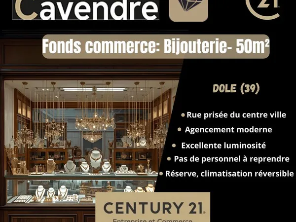 Fonds de commerce 50 m² DOLE 