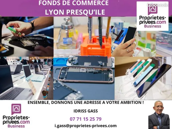 Fonds de commerce téléphonie 45 m² 