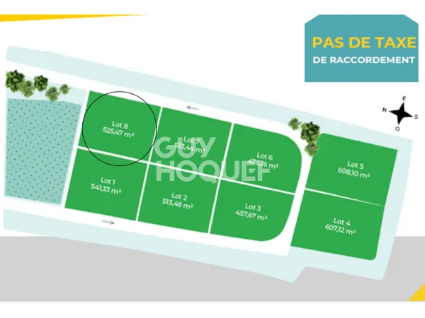 Terrain à vendre à Félines-Minervois - Référence V458CB Lot 8 