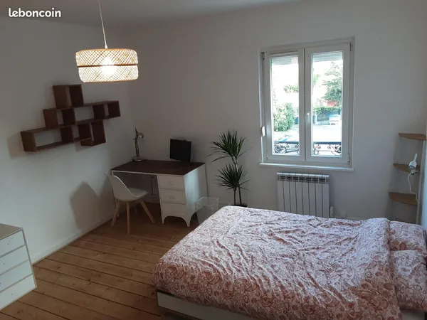 Chambre colocation meublée pour 2 à Strasbourg Saint-Florent 