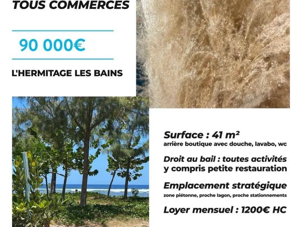 Immobilier professionnel Location Saint-Paul   90000€
