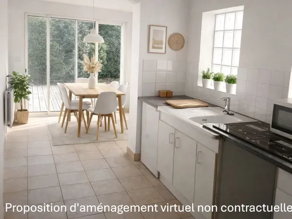 Maison 2 chambres, coeur de Sion sur l'Océan 