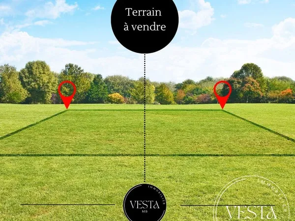 Terrain 1418 m² PRENOIS 