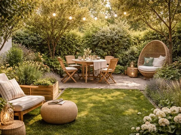 lumineux avec jardin 