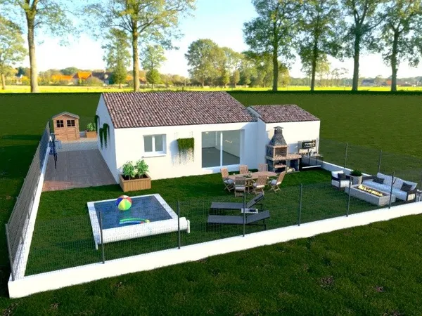 Maison 3 pièces 70 m² 