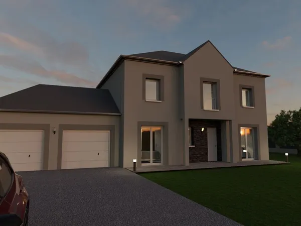 Projet de construction d'une maison 131 m² avec terrain à RAMBOUILLET (78) 
