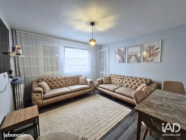 Appartement 3 pièces 53 m² 
