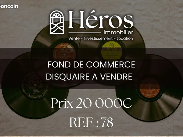 Fonds de commerce 30 m² Béziers 