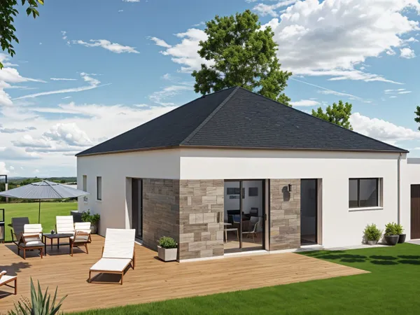 Terrain + maison 79 m² 