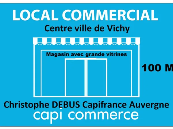 À louer : Boutique de prestige au coeur du centre-villle et historique de Vichy (03200) 