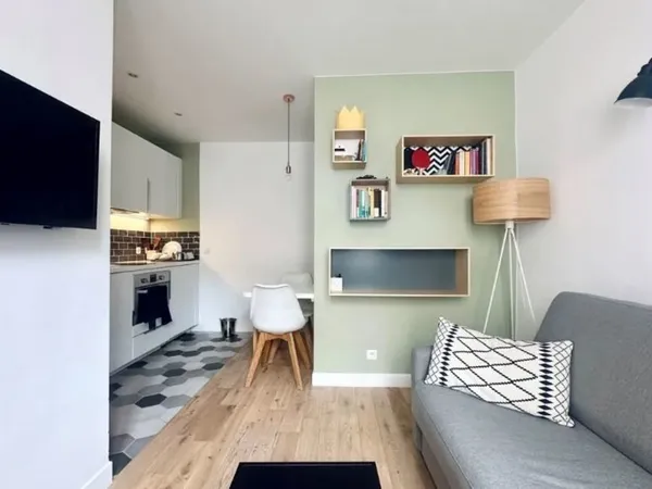 Studio meublé de 17m² dans le 9ème arrondissement de Paris 