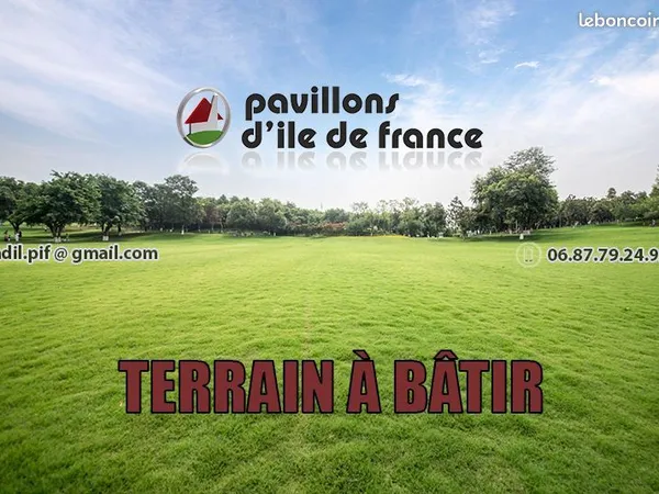 Terrain 367 m² Cauffry 