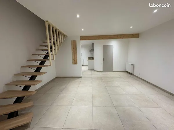 🏠 à louer - t3 neuf duplex 76m2 - balcon + parking + cave 