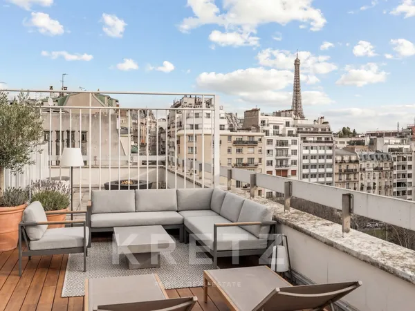 Appartement d'exception avec Rooftop Vue Tour Eiffel - Paris 16e 