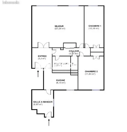 Appartement 4 pièces 81 m² 