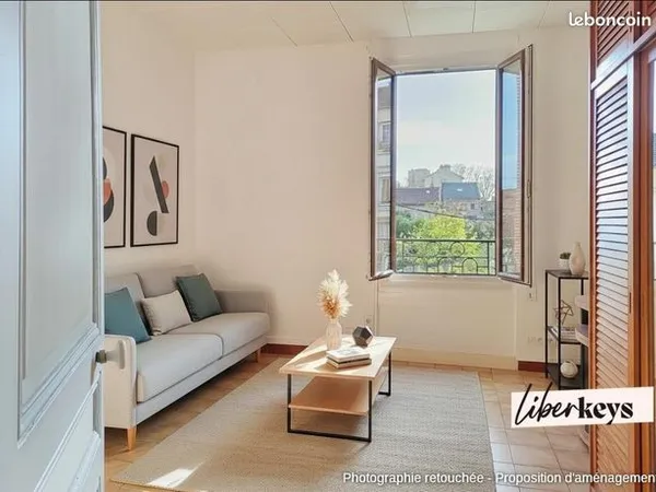 Studio 1 pièce 23 m² 
