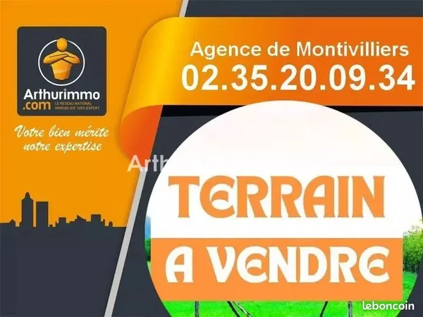 Terrain 546 m² Montivilliers 