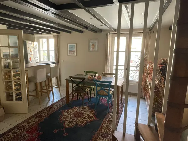 Loue appartement 60m² Vieux Marly - Grande Rue - Duplex 4 pièces traversant refait à neuf 2023 