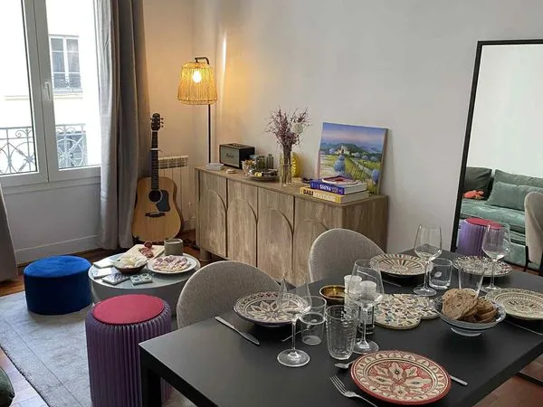 Appartement T2 meublé à louer avec cave - 75017 