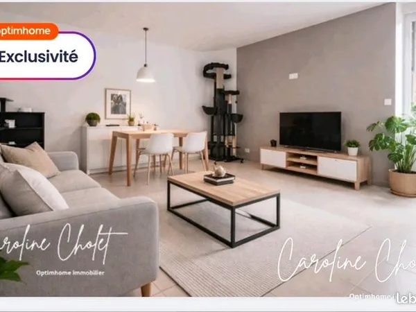 Appartement 3 pièces 60 m² 