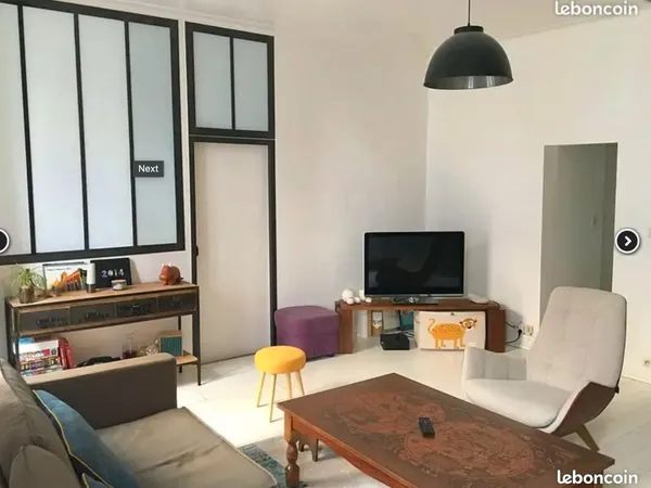 Loue appartement 80m² 2 chambres Cathédrale - Nantes centre 
