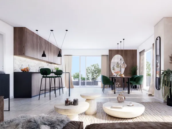 Villa sur le toit spacieuse, lumineuse et confortable 