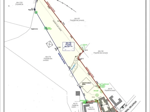 Parcelle de 2 070 m² avec fort potentiel 