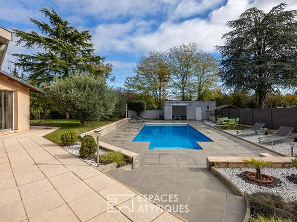 Villa d'achitecte au sein de Chassieu le Haut 