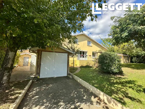 Charmante maison indépendante 4 chambres avec jardin clos, garage et dépendances à Panjas (Gers 