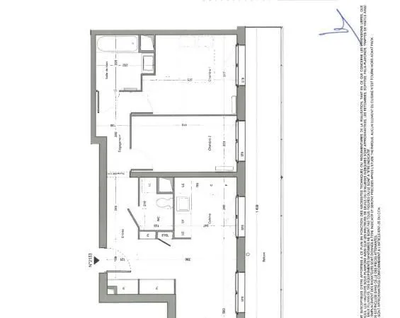 Appartement 3 pièces 68 m² 