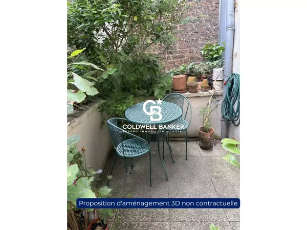 Vends Studio avec terrasse sans vis-à-vis et potentiel d'aménagement en deux-pièces - Paris 20 