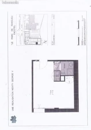 Studio 1 pièce 26 m² 