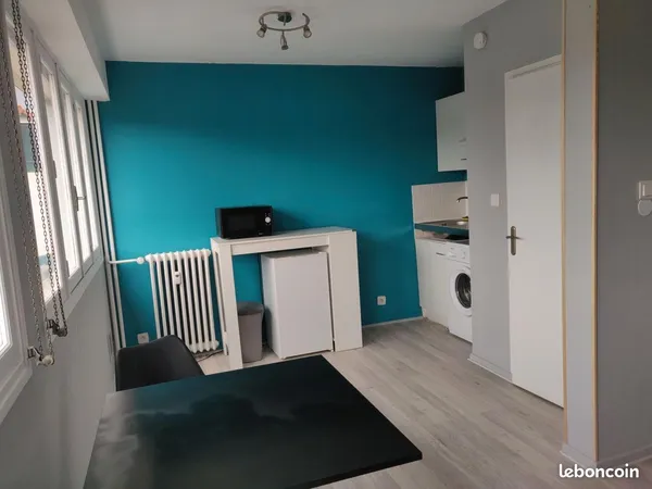 Studio meublé et rénové 33m² + cave/parking 