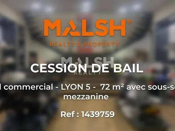 Local commercial 72 m² 