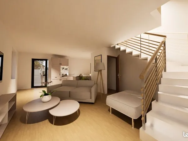 Appartement à rénover avec terrasse et garage 