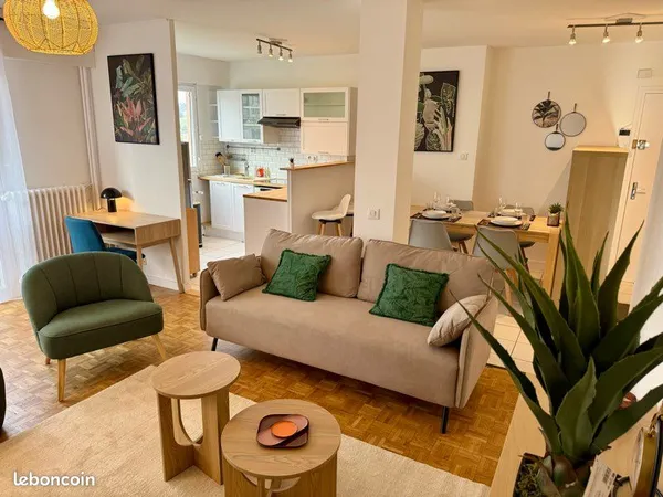 Appartement 2 chambres lumineux centre ville 