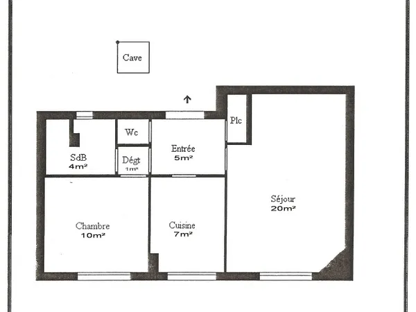 Loue appartement- 48m² - Paris 15ème 