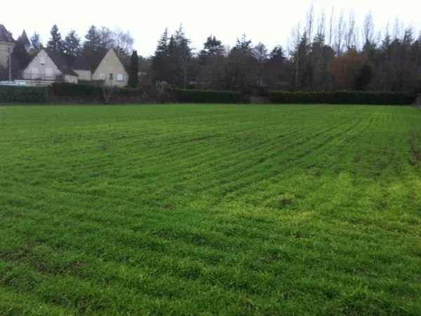 A 10 mn du centre ville de Lalinde beau terrain plat de 5 000 m² 