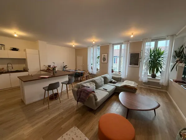 Magnifique F4 rénové d'environ 120m2 à louer en HYPER CENTRE de la ville de SAINT-ETIENNE 