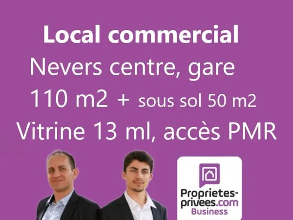 Local bureaux 200 m² 