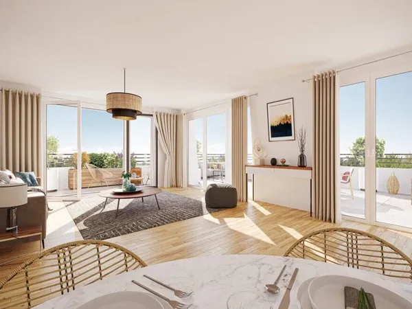 Appartement 3 pièces 69 m² 