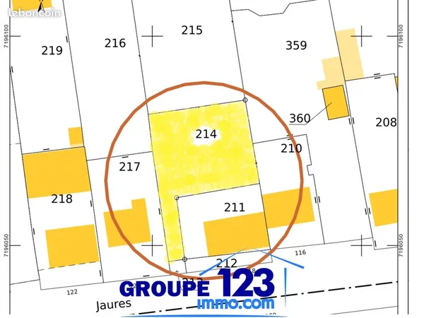 Terrain 560 m² Migennes 