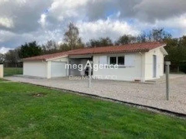 Maison plain pieds de 135 m2 à Coutras 
